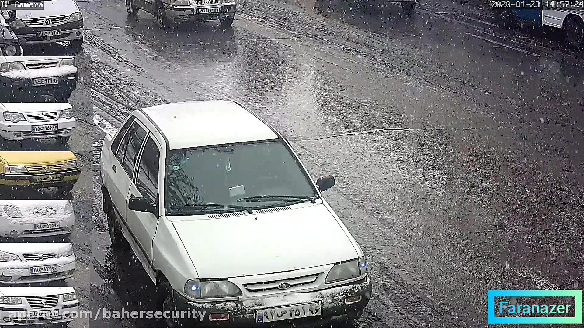 نمونه تصویر دوربین پلاک خوان آی پی فراناظر IPC-HBSW2150 - سیستم های حفاظتی باهر مهدی مهدوی‌کیا