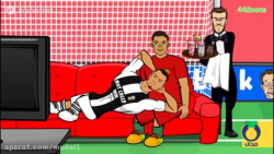 انیمیشن واکنش‌ها به نتایج نیمه...