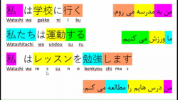 ویدیو درخواستی، آموزش زبان ژاپنی، چند جمله‌ی کاربردی