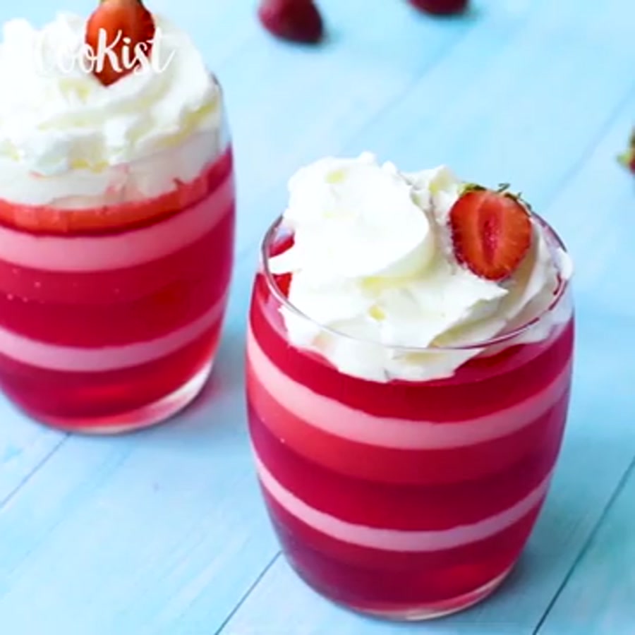 طرز تهیه ژله میوه ای در خانه