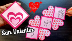 آموزش اوریگامی : ساخت کارت قلبی شکل برای روز ولنتاین