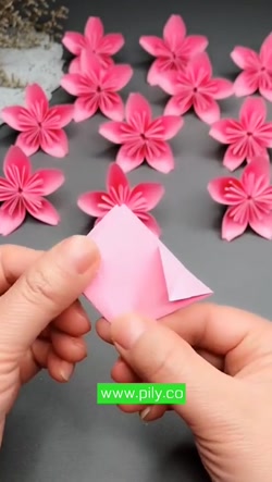 درست کردن گل ~اوریگامی~