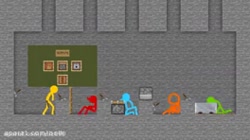 استیکمن ها در ماینکرافت خنددار