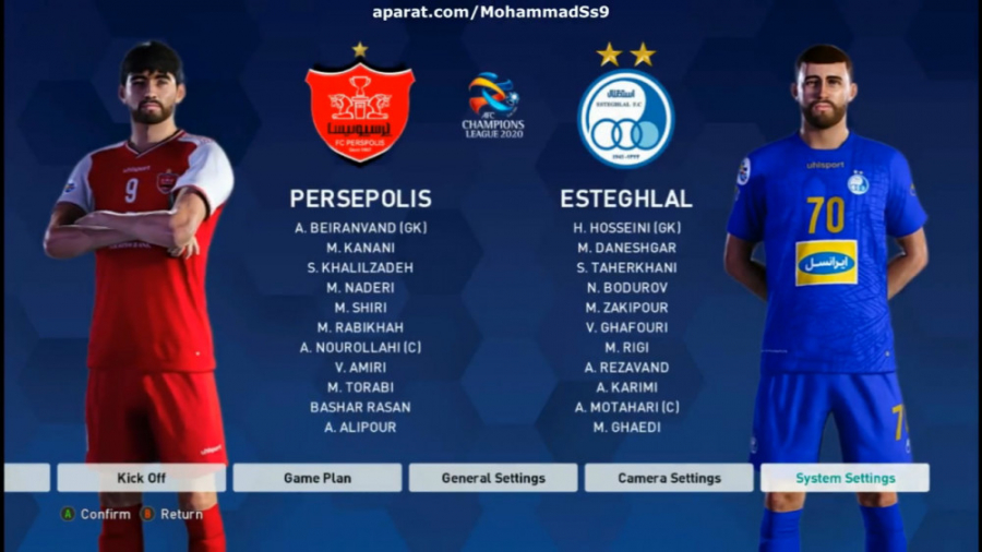 دربی استقلال پرسپولیس در PES 2...