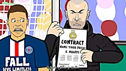 کارتون طنز عشق زیدان به امباپه...