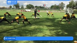 آموزش فوتبال به کودکان | آموزش تکنیک های فوتبال (تمرینات آموزشی فوتبال)
