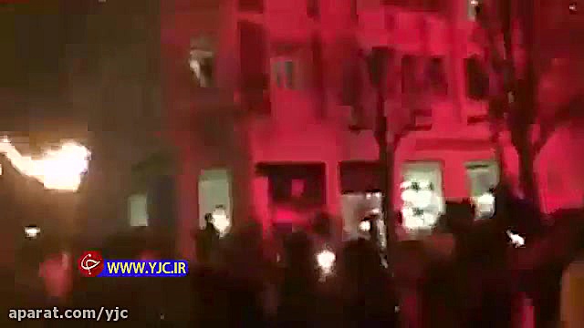 اعتراضات علیه محدودیت‌های کرونایی در دانمارک زمان28ثانیه