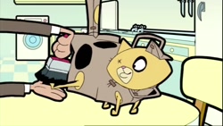 کارتون مستر بین نقاشی گربه