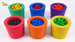 ساخت کاپ کیک های رنگی با ماسه...