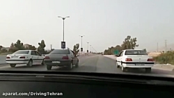 مسابقه درگ گذاشتن پژو پارس ELX و ۴۰۵ GLX و SLX