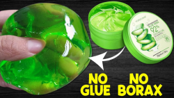 اموزش اسلایم با ژل الوئه ورا و...