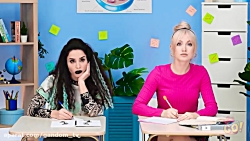 تفریحی خنده دار  دانش آموزان خ...