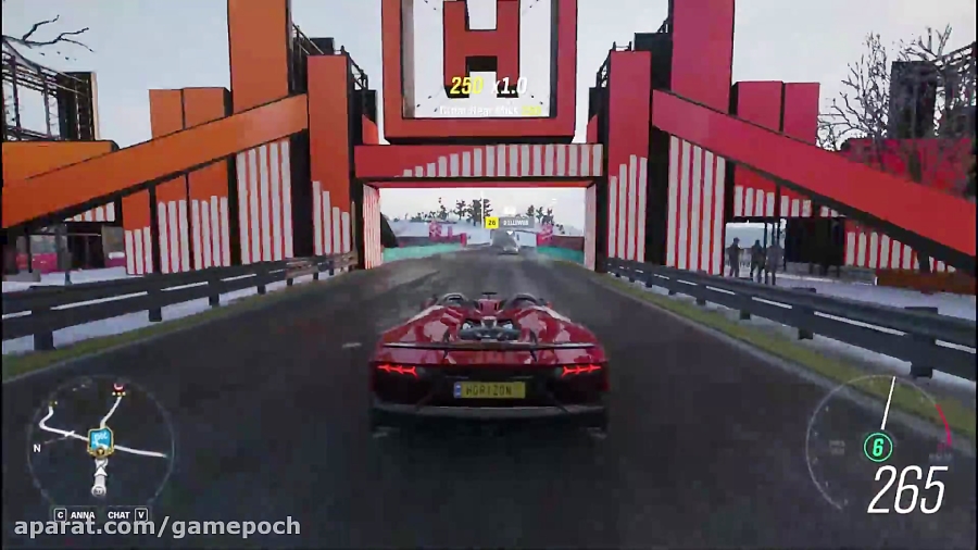 گیم پلی لامبورگینی Aventador J در Forza Horizon 4