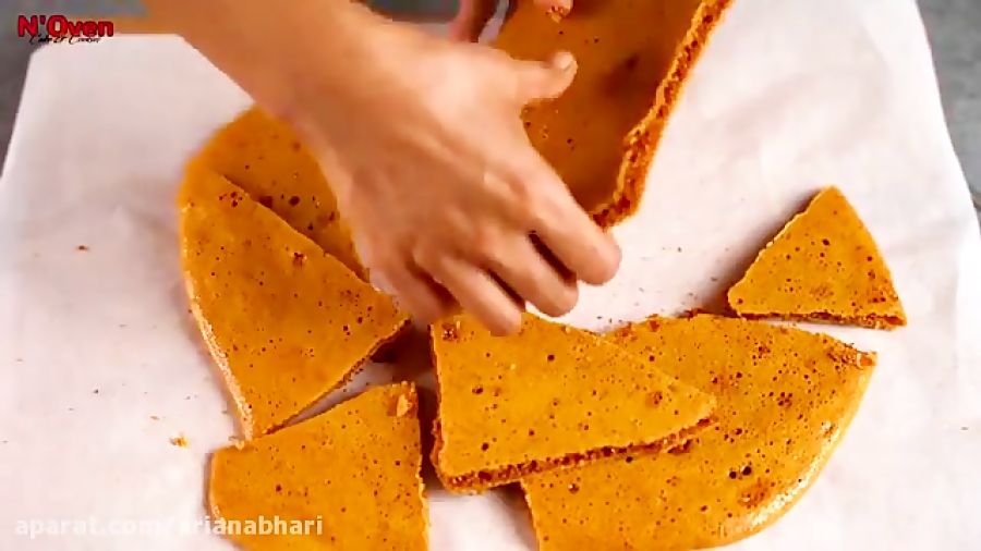 طرز تهیه کارامل کرانچی خوشمزه