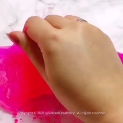 رنگ امیزی اسلایم شفاف بلک لایت...