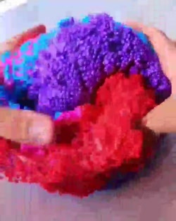 اسلایم دونه برفی رنگی