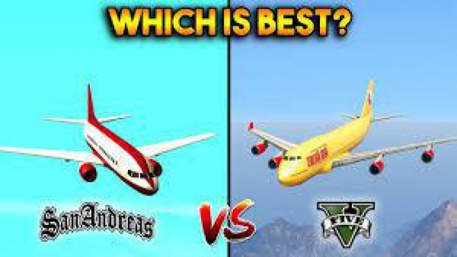 مقایسه هواپیمای جی تی ای سن اندرس VS جی تی ای وی