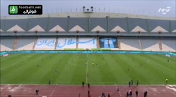 خلاصه بازی استقلال ۱ نساجی۰