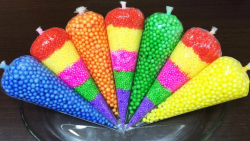 ساخت اسلایم کرانچی با مواد رنگ...