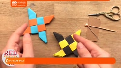 آموزش ساخت اوریگامی | اوریگامی اسپینر ستاره نینجا
