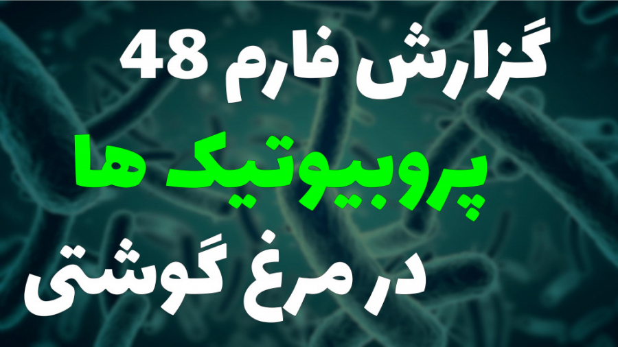 گزارش فارمی مصرف پروبیوتیک در مرغ گوشتی | شماره 48 دکتر محمد مهدی عبدالهی (دامپزشک)