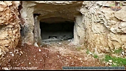 غارهای زیرزمینی مسلحین سوریه در  Kafr Nabl (ویدیوی قدیمی)