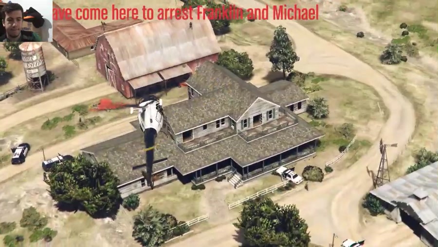 پلیس برای دستگیری مایکل و فرانکلین فیلم اکشن GTA 5 یورش برد