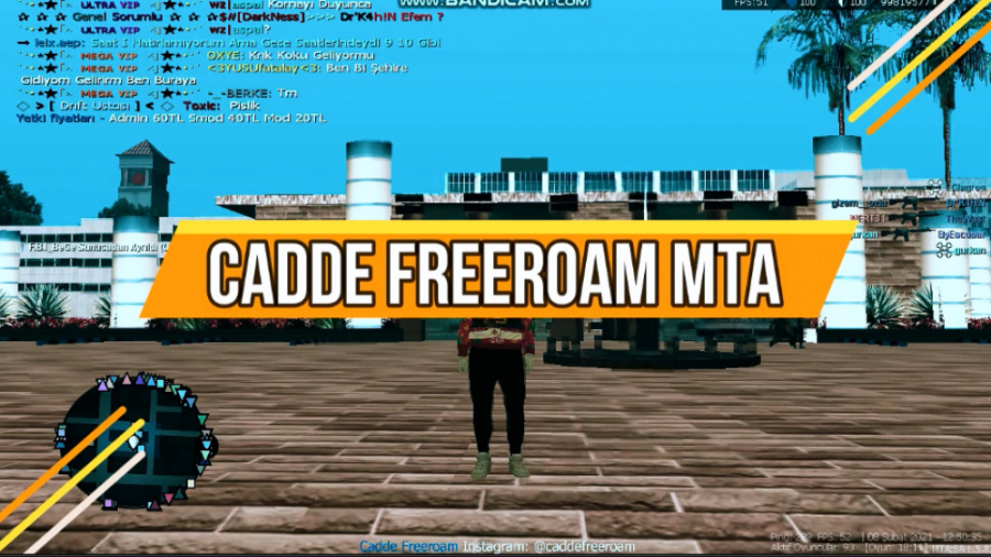 آموزش و امکانات سرور Cadde Freeroam MTA | Gta San Andreas Multiplayer