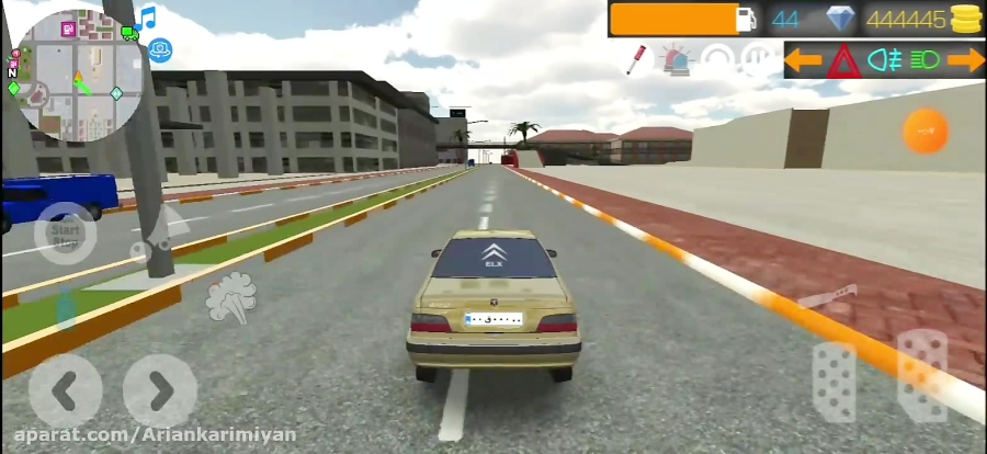 باربری قاچاق با خودرو شوتی Peugeot pars ELX در بازی کلاچ