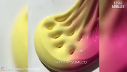 بازی با اسلایم سرگرمی و تفریح