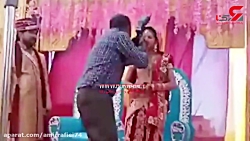 غیرتی شدن داماد در مراسم عروسی...