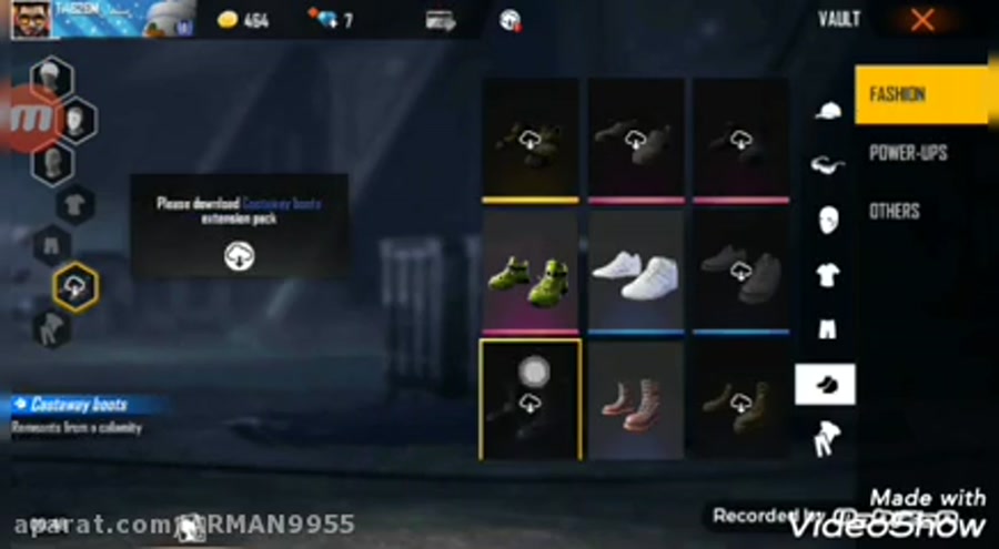 آموزش لباس بینهایت در فری فایر