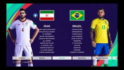 گیم پلی بازی ایران - برزیل در PES 2021 - شکست ایران مقابل برزیل !