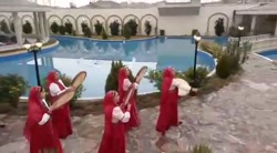 ۰۹۱۲۶۱۷۳۴۶۱ همخوانی زیبای دختران دف نواز در مجالس عروسی تالار و باغ تالار