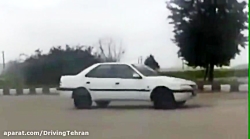 دستی کشیدن دیدنی با پژو 405 SLX