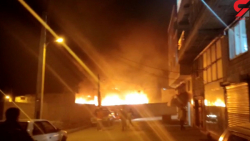 مهاباد دیشب غوغا بود / آتش سوز...