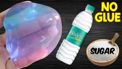 اموزش اسلایم با شکر و مایع دست...