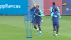 آخرین تمرینات بارسلونا پیش از...