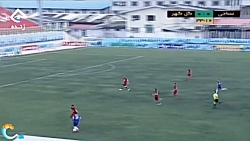 خلاصه بازی نساجی 1 2 گل گهر