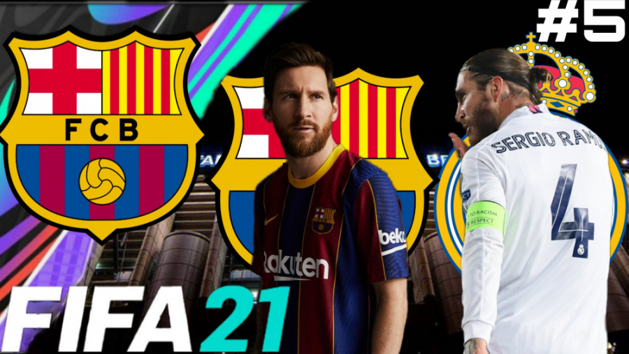 کریر مود بارسلونا قسمت ۵ الکلاسیکو FIFA21