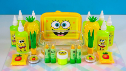 سرگرمی با اسلایم  تم باب اسفنج...