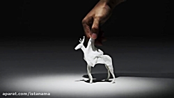 انیمیشن استاپ موشن با ترکیبی از دستمال کاغذی و اوریگامی    پشت صحنه ساخت