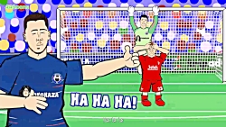 کارتون طنز مسخرهشدن صلاح توسط...