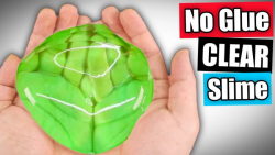 آموزش ساخت اسلایم شفاف بدون چس...