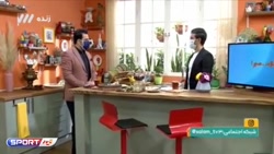 بازسازی صحنه قهر محمود فکری توسط مجری تلویزیون در برنامه زنده