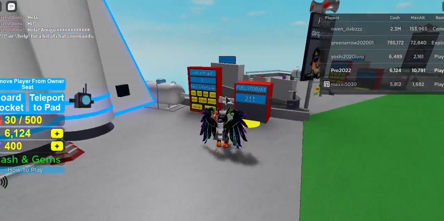 روبلاکس roblox space with pro and bigsadra