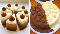 تزئین ۱۲ کیک شکلاتی خانگی