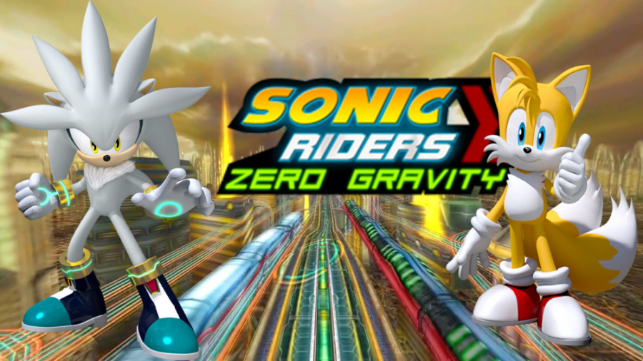 گیمپلی دونفره از بازی sonic riders zero gravity
