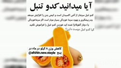 ایا میدونید کدو تنبل