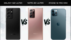 مقایسه سه گوشی سامسونگ گلکسی نوت ۲۰ اولترا با اس ۲۱ اولترا با ایفون ۱۲ پرومکس